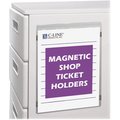 C-Line Products Magnetic Back Ticket Holder, Vinyl, 9"x12", 15/BX, CL 15PK CLI83912